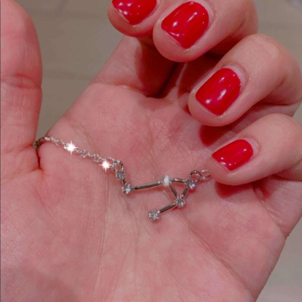 Libra constellation necklace